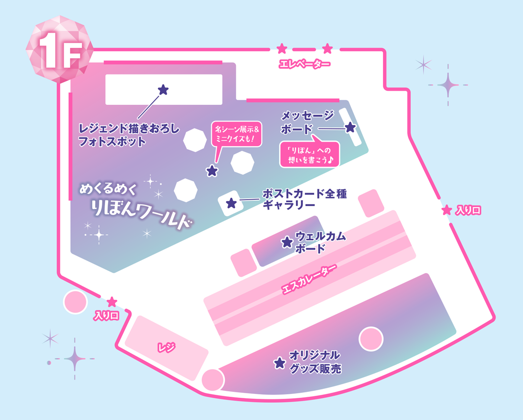 会場内マップ／1F